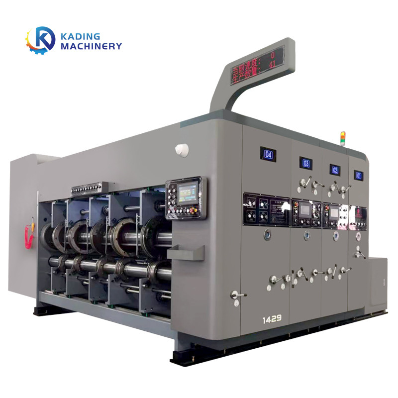 Máquina de impressão de caixas flexo corrugadas de 200pcs / min