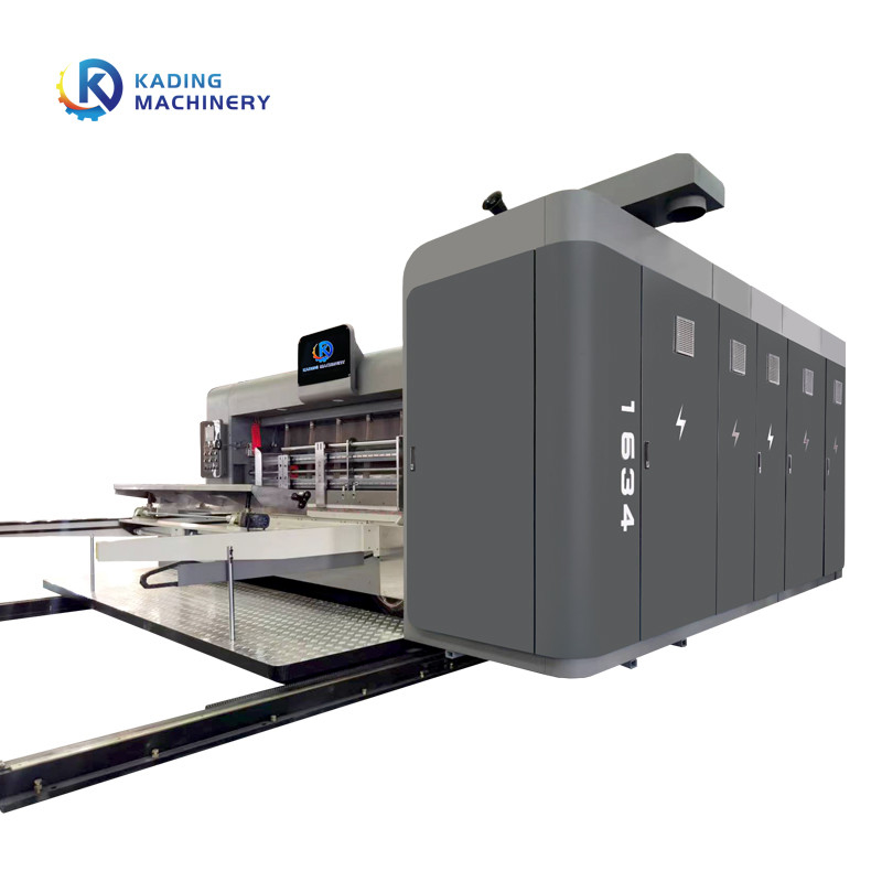 Máquina automática de impressão de caixas corrugadas para cortar caixas de pizza