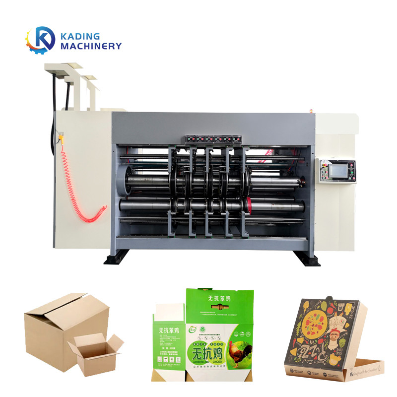 200pcs / min Máquina de impressão de caixas onduladas para fabricação de caixas de cartão onduladas