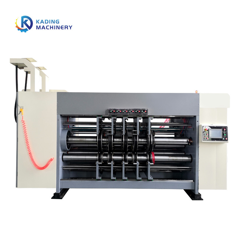 Máquina de impressão de caixa corrugada de alimentação de papel de ponta