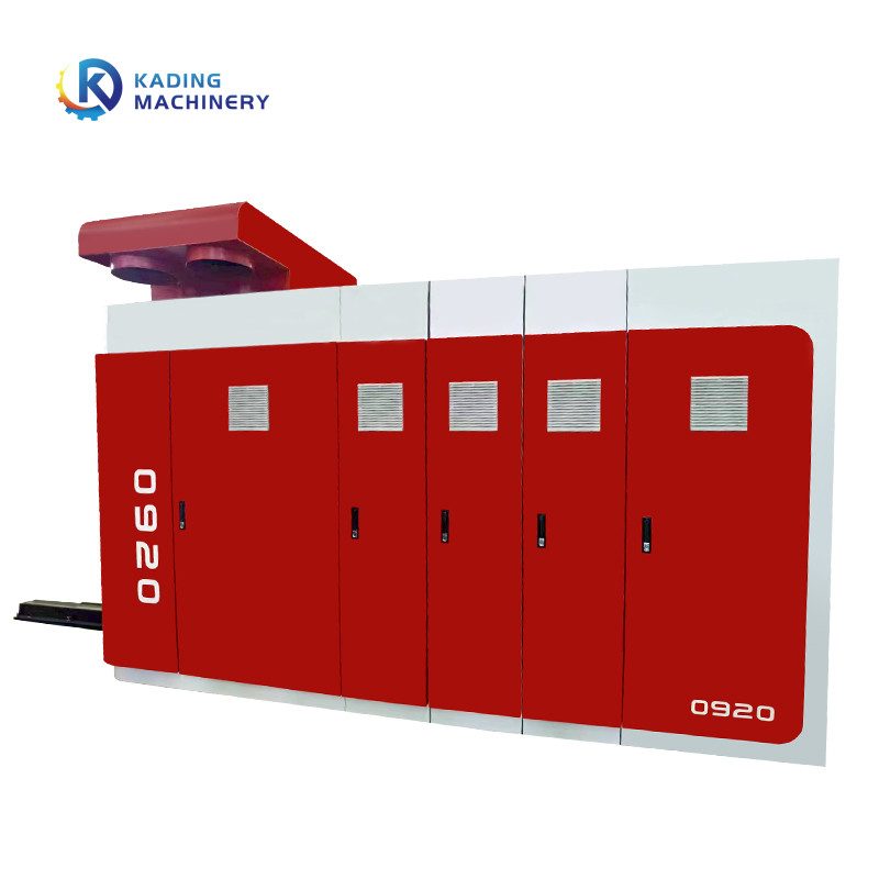 Máquina de Impressão Flexo de Tinta de Água de Transferência de Vácuo para Cartão Corrugado