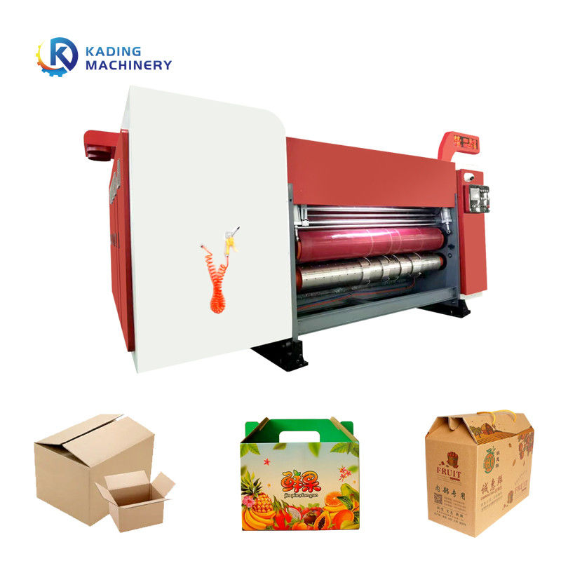 Máquina de impressão de caixa corrugada multicolor 150pcs Min velocidade de trabalho