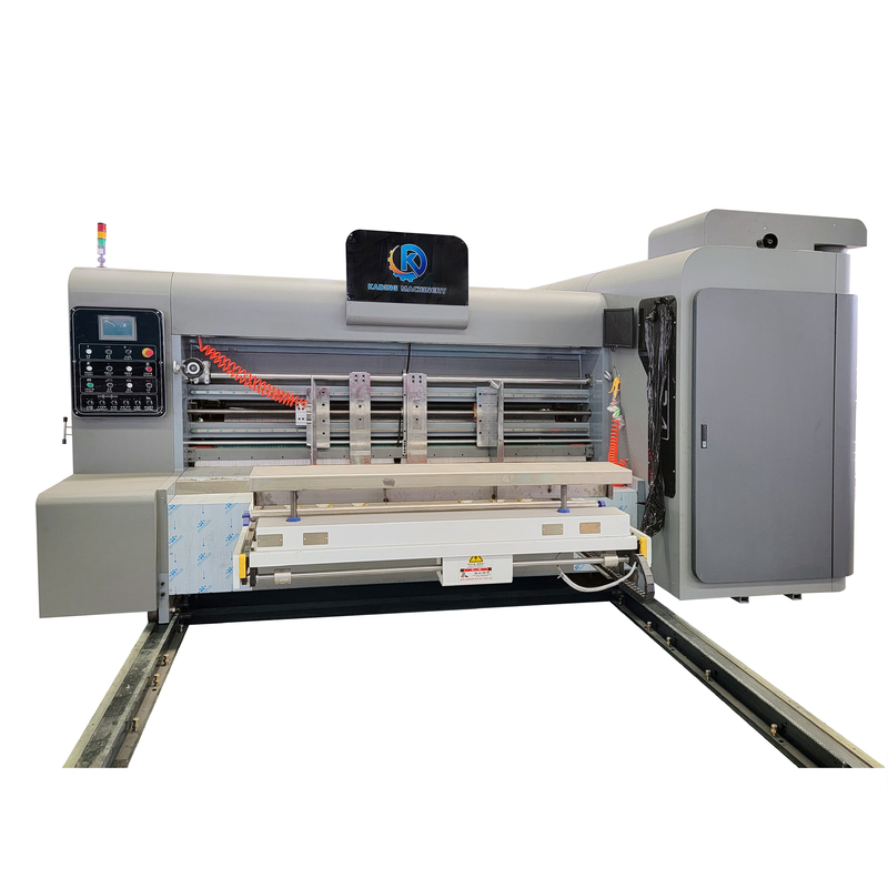 Máquina de impressão de caixa corrugada de alta precisão de impressão com velocidade de trabalho de 200pcs/min